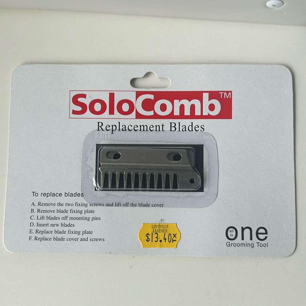 SoloComb replacement blades